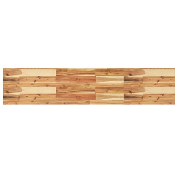 vidaXL lauaplaat, 120x30x4 cm, ristk&uuml;lik, akaatsiapuit