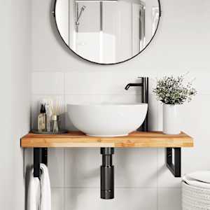 Mizna plošča 80x40x4 cm pravokotna trden akacijev les