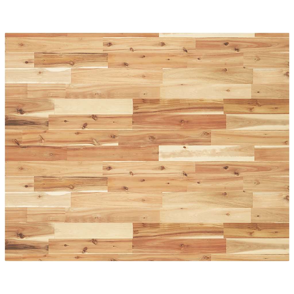 vidaXL Stolní deska obdélníková 100 x 80 x 4 cm masivní akáciové dřevo