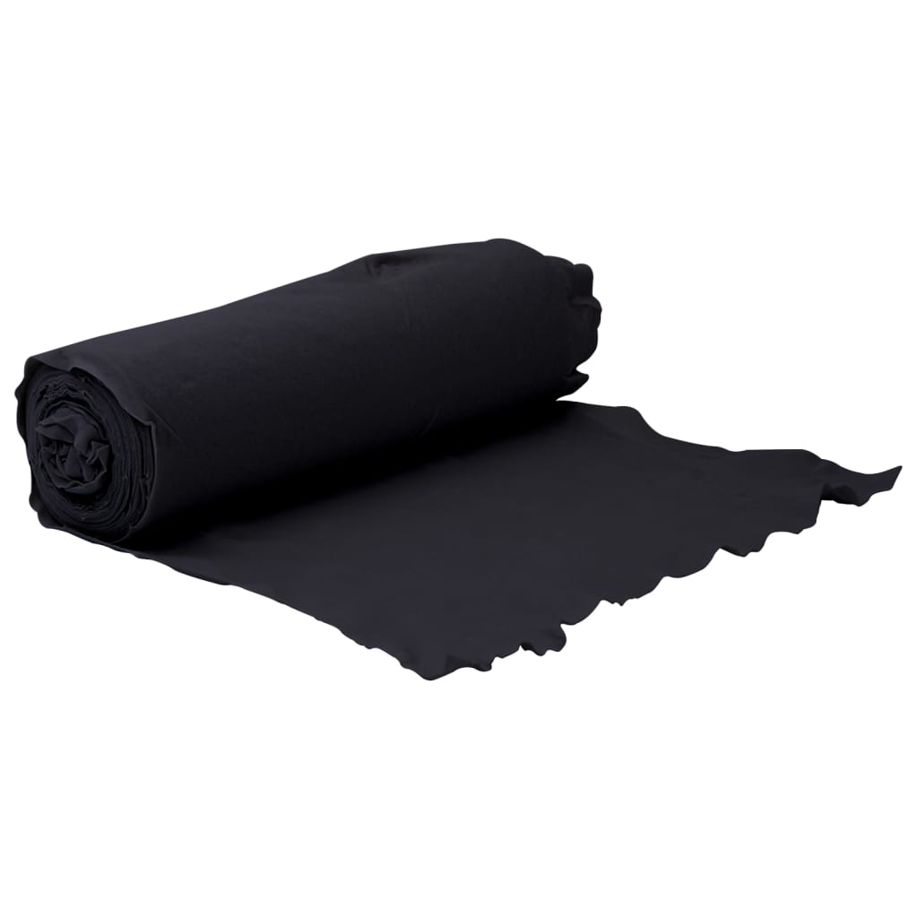 Geotextil-Vlies Schwarz 1×50 m Polyesterfaser