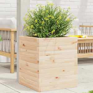 Vrtno cvetlično korito 40x40x46 cm trdna borovina