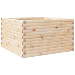 Zahradní truhlík 80 x 80 x 46 cm masivní borové dřevo - obrázek 2