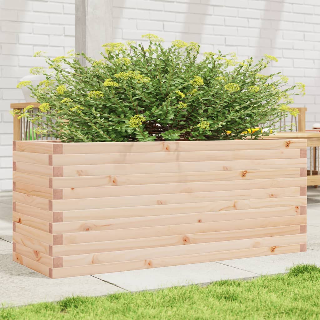 vidaXL Jardinieră de grădină, 110x40x46 cm, lemn masiv de pin