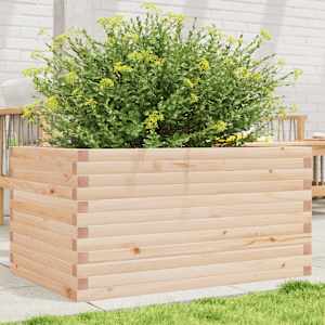 Vrtno cvetlično korito 90x60x46 cm trdna borovina