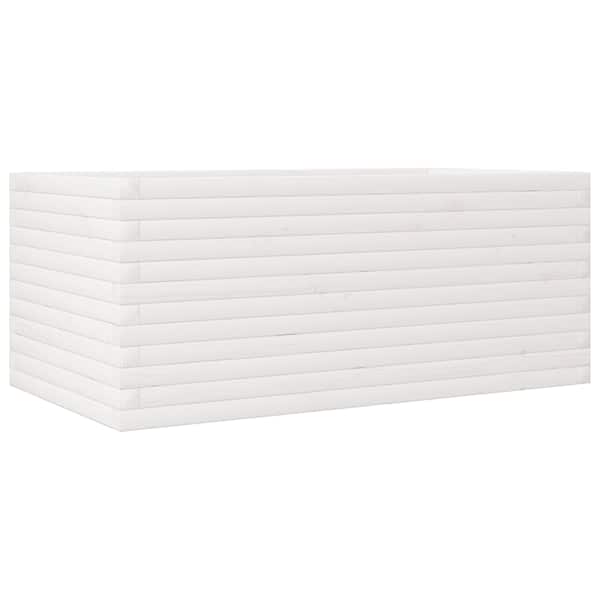 vidaXL aia taimekast, valge, 110 x 60 x 46 cm, m&auml;nnipuit