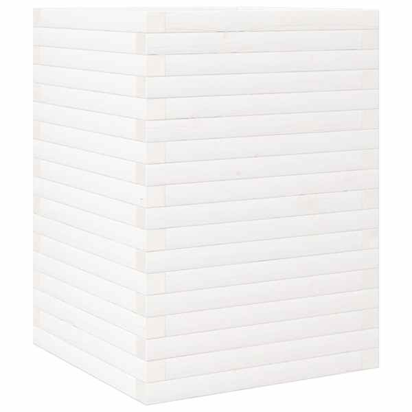 vidaXL aia taimekast, valge, 50x50x68,5 cm, m&auml;nnipuit