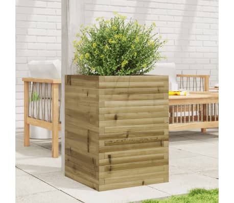 vidaXL Jardini&egrave;re 50x50x68,5 cm bois de pin impr&eacute;gn&eacute;