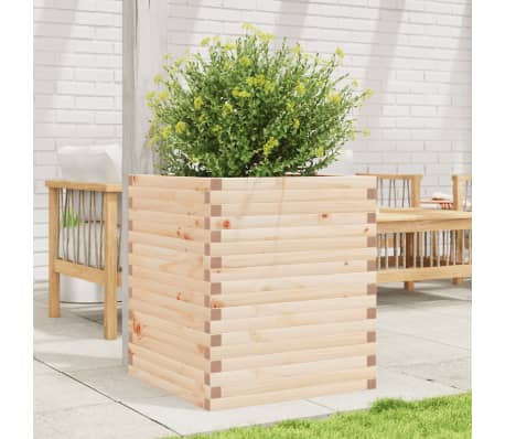 vidaXL Vrtna sadilica 60x60x68,5 cm od masivne borovine