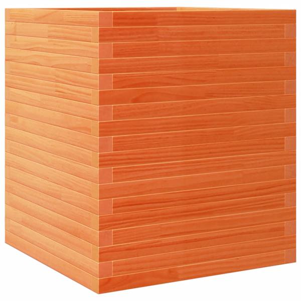 vidaXL aia taimekast, vahapruun, 60x60x68,5 cm, m&auml;nnipuit