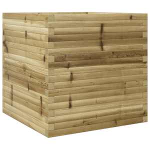 Zahradní truhlík 70 x 70 x 68,5 cm impregnované borové dřevo - obrázek 2
