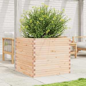 vidaXL Puutarhakukkalaatikko 80x80x68,5 cm t&auml;ysi m&auml;nty