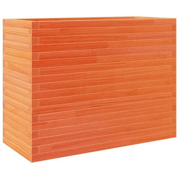 vidaXL aia taimekast, vahapruun, 90x40x68,5 cm, m&auml;nnipuit