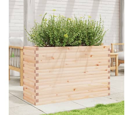 vidaXL Jardinieră de grădină, 110x40x68,5 cm, lemn masiv de pin