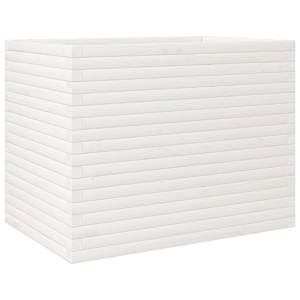 vidaXL aia taimekast, valge, 90x60x68,5 cm, m&auml;nnipuit