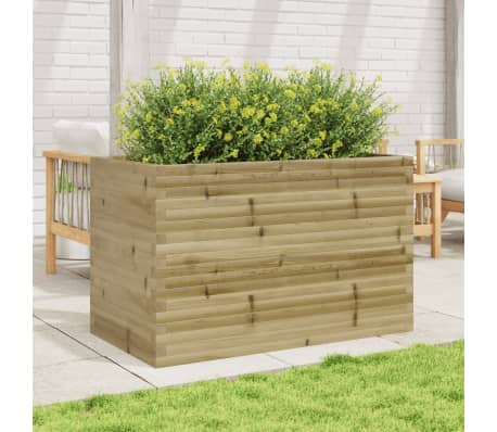 vidaXL Plantenbak 110x60x68,5 cm ge&iuml;mpregneerd grenenhout