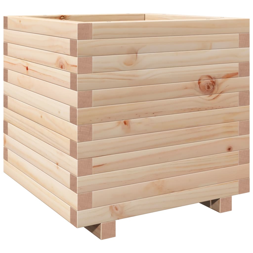 vidaXL Zahradní truhlík 50 x 50 x 49,5 cm masivní borové dřevo