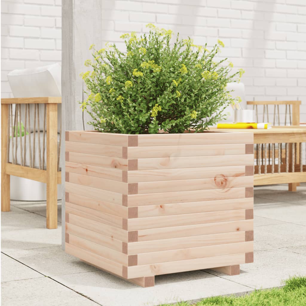 vidaXL Plantenbak 50x50x49,5 cm massief grenenhout afbeelding