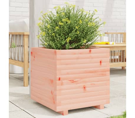 vidaXL Puutarhakukkalaatikko 50x50x49,5 cm t&auml;ysi douglaskuusi