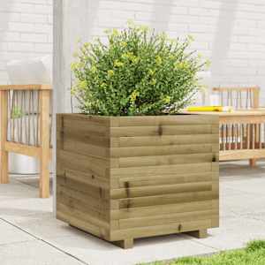 vidaXL Plantenbak 50x50x49,5 cm ge&iuml;mpregneerd grenenhout