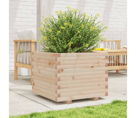 vidaXL Vrtna sadilica 60x60x49,5 cm od masivne borovine