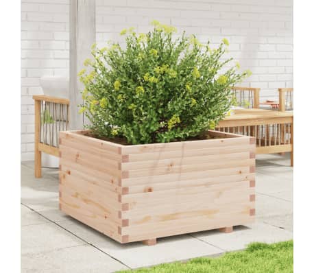 vidaXL Jardini&egrave;re 80x80x49,5 cm bois de pin massif