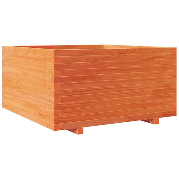 vidaXL aia taimekast, vahapruun, 90x90x49,5 cm, m&auml;nnipuit
