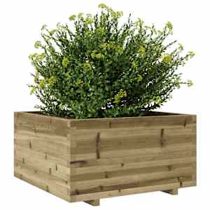 Zahradní truhlík 90 x 90 x 49,5 cm impregnované borové dřevo - obrázek 4