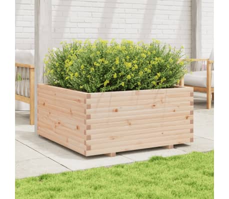 vidaXL Jardini&egrave;re 100x100x49,5 cm bois de pin massif