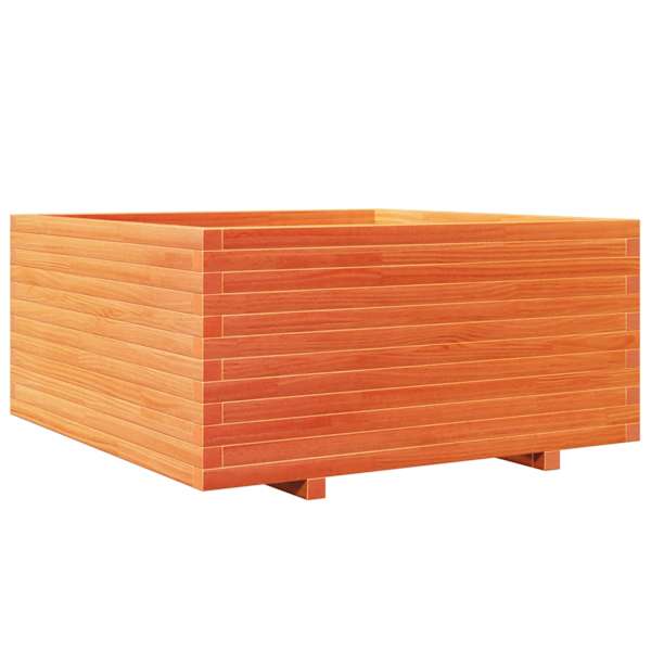 vidaXL aia taimekast, vahapruun, 100x100x49,5 cm, m&auml;nnipuit