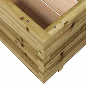 Zahradní truhlík 110 x 110 x 49,5 cm impregnované borové dřevo - obrázek 8