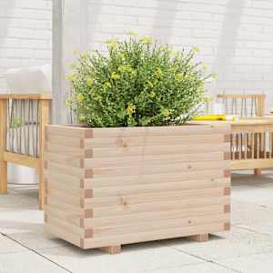 vidaXL Jardinieră de grădină, 70x40x49,5 cm, lemn masiv de pin