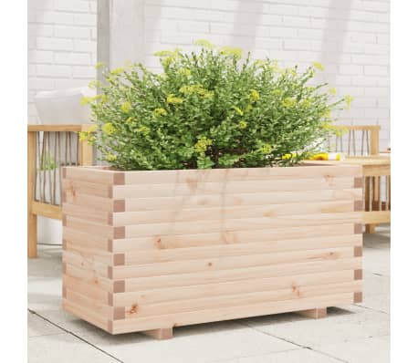 vidaXL Garden Planter 90x40x49.5 cm Solid Wood Pine