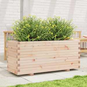 vidaXL Jardinieră de grădină, 110x40x49,5 cm, lemn masiv de pin