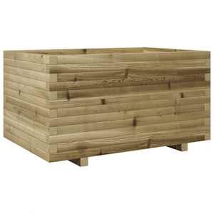 Zahradní truhlík 90 x 60 x 49,5 cm impregnované borové dřevo - obrázek 2