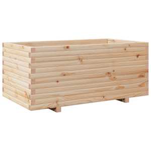 Zahradní truhlík 110 x 60 x 49,5 cm masivní borové dřevo - obrázek 2