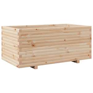 Zahradní truhlík 110 x 60 x 49,5 cm masivní borové dřevo - obrázek 7
