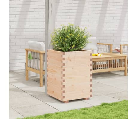 vidaXL Jardini&egrave;re 50x50x72,5 cm bois de pin massif