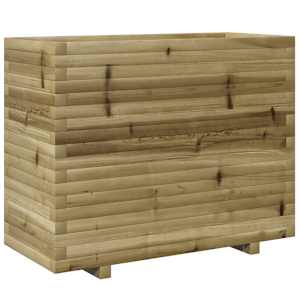 Zahradní truhlík 90 x 40 x 72,5 cm impregnované borové dřevo - obrázek 2