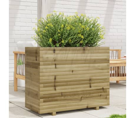 vidaXL Jardini&egrave;re 90x40x72,5 cm bois de pin impr&eacute;gn&eacute;