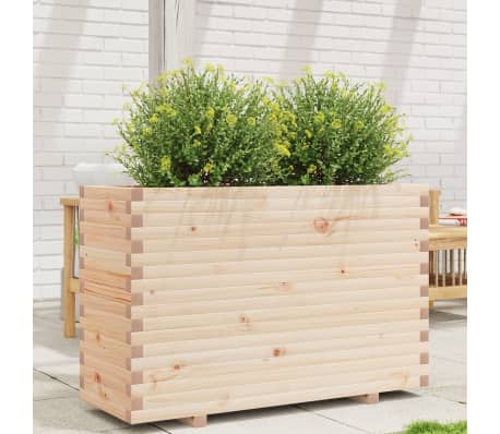 vidaXL Jardinieră de grădină, 110x40x72,5 cm, lemn masiv de pin