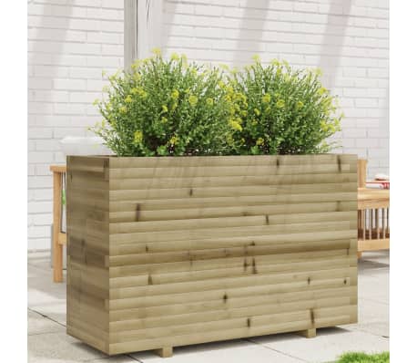 vidaXL Jardinieră de grădină, 110x40x72,5 cm, lemn de pin impregnat