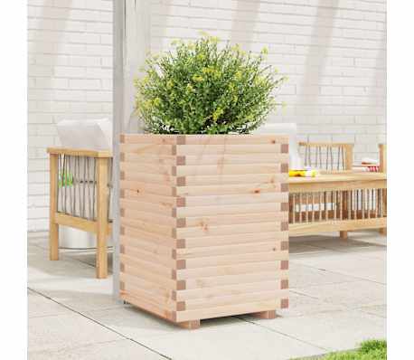 vidaXL Jardinieră de grădină, 50x50x72 cm, lemn masiv de pin