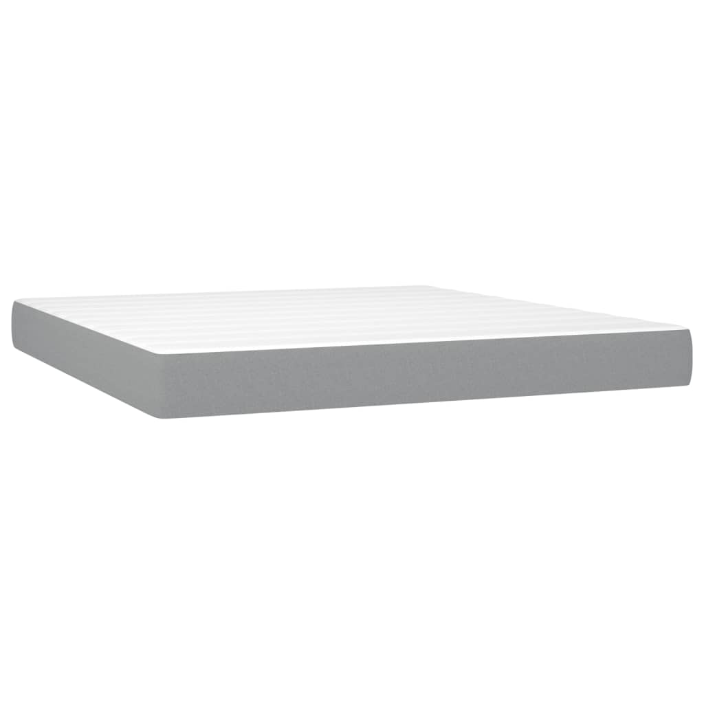 vidaXL Bed met matras massief grenenhout wit 140x190 cm, foto 4