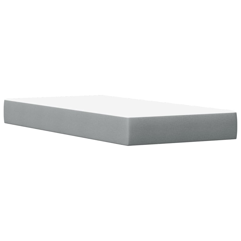 vidaXL Bed met matras massief grenenhout 90x190 cm bruin, foto 4