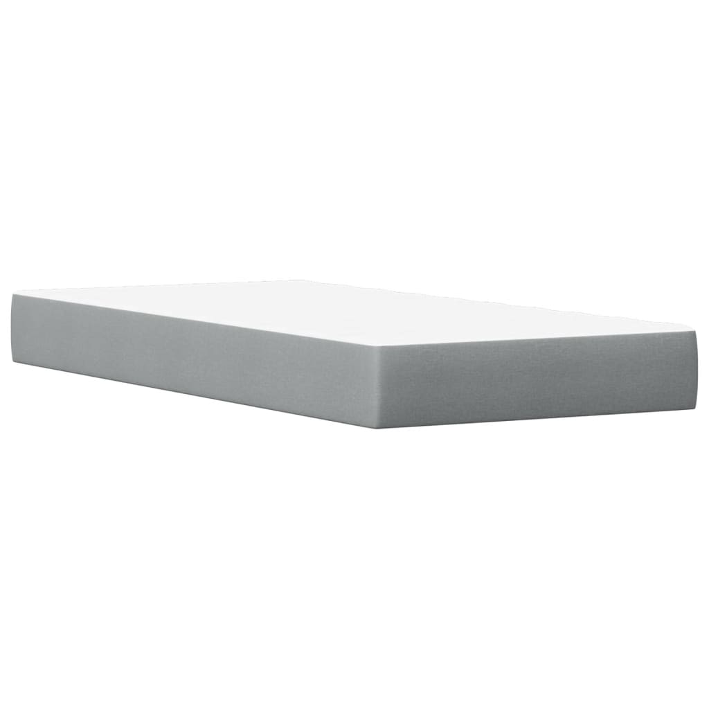 vidaXL Bed met matras massief grenenhout wit 90x190 cm, foto 4