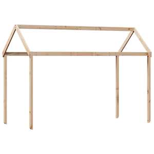 Patrová postel bez matrace 90 x 190 cm masivní borové dřevo - obrázek 6