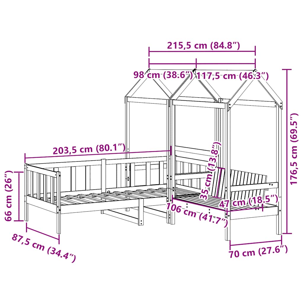 Hvid / 80 x 200 cm - Billede 13