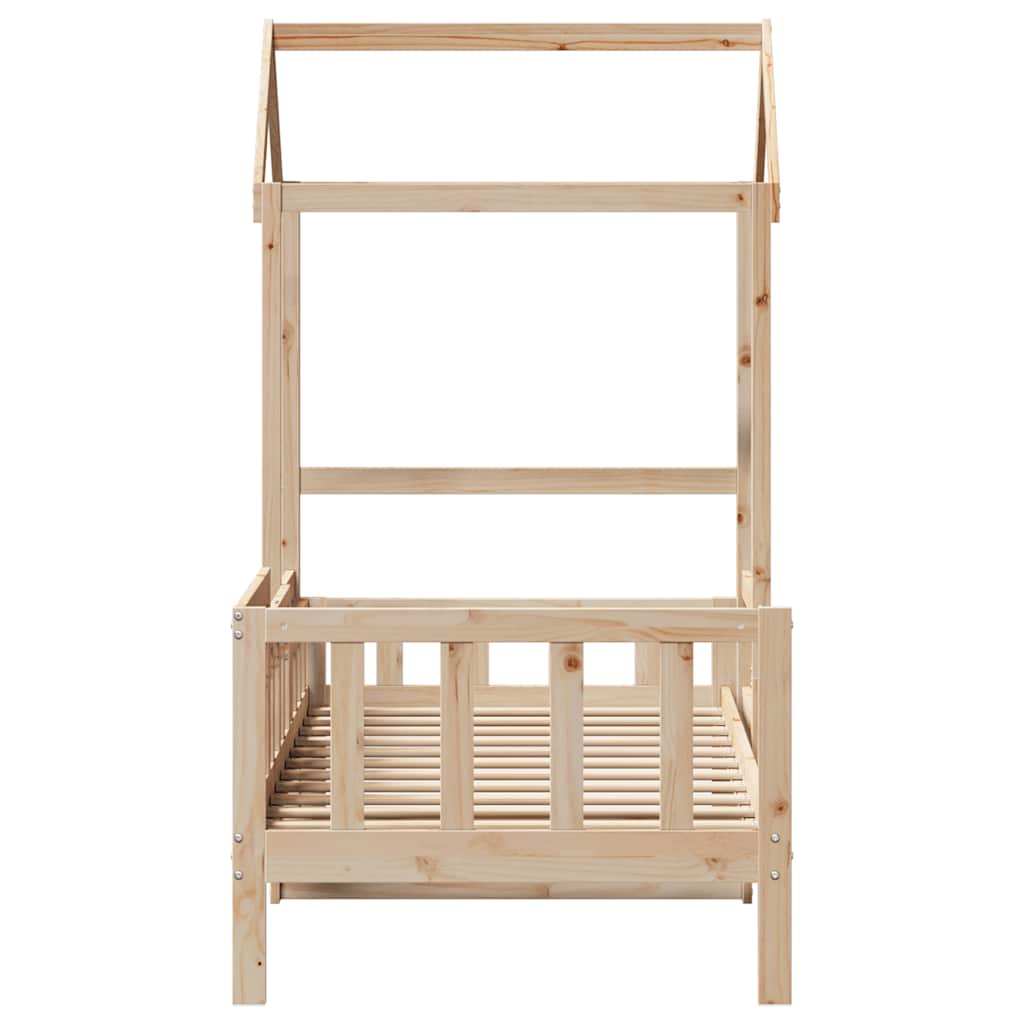 Slaapbank met huisje 80x200 cm massief grenenhout image 7