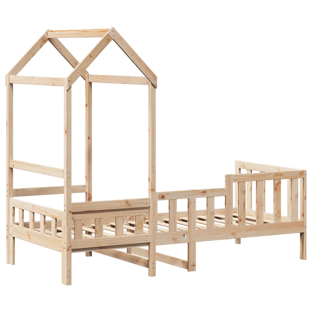 Slaapbank met huisje 80x200 cm massief grenenhout image 8