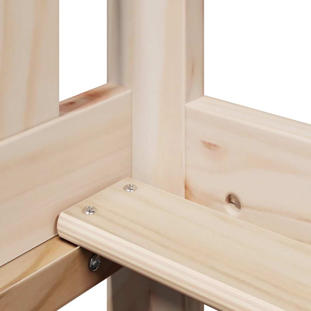 Slaapbank met huisje 80x200 cm massief grenenhout image 9